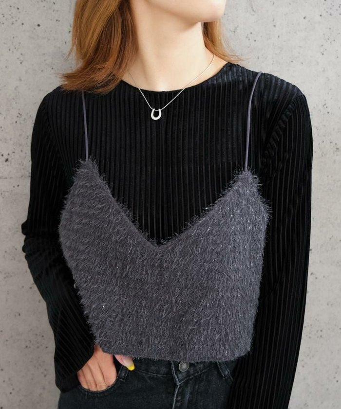【アクアガレージ/aquagarage】の前後2wayグリッターラメビスチェ 春 インテリア・キッズ・メンズ・レディースファッション・服の通販 founy(ファウニー) https://founy.com/ ファッション Fashion レディースファッション Fashion for Women トップス・カットソー Cut & Sew Tops ビスチェ Bustiers & Corset Tops / Layered Bustier Style 送料無料 Free Shipping トレンド Trend, Trending Now プチプライス・低価格 Affordable / Budget Price 冬 Winter / This Winter 春 Spring 秋 Autumn |ID: prp329100004966518 ipo3291000000037256546