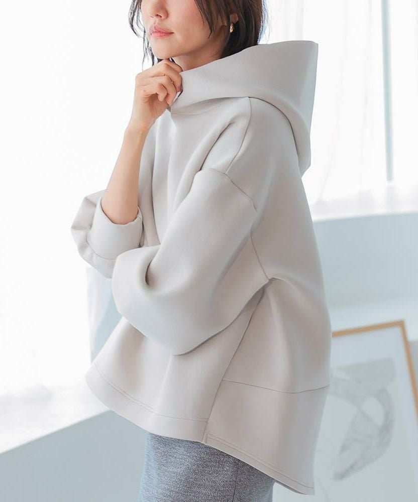 【アクアガレージ/aquagarage】のダンボールバルーンパーカー 大人の最旬トレンドファッション＆コーディネート founy(ファウニー) 　ファッション　Fashion　レディースファッション　Fashion for Women　トップス・カットソー　Cut & Sew Tops　レディースパーカー・カジュアルフーディー　Casual Hoodies & Sweatshirts　スウェット・クルーネックトップス　Sweatshirts & Crewnecks / Relaxed Fit Sweat Tops　送料無料　Free Shipping　カットソー　Cut and Sewn Top　バランス　Balance, Style Balance　バルーン　Balloon, Balloon Silhouette　パーカー　Hoodie, Parka　プチプライス・低価格　Affordable / Budget Price　冬　Winter / This Winter　秋　Autumn　 other-1|ID: prp329100004966563 ipo3291000000037256680