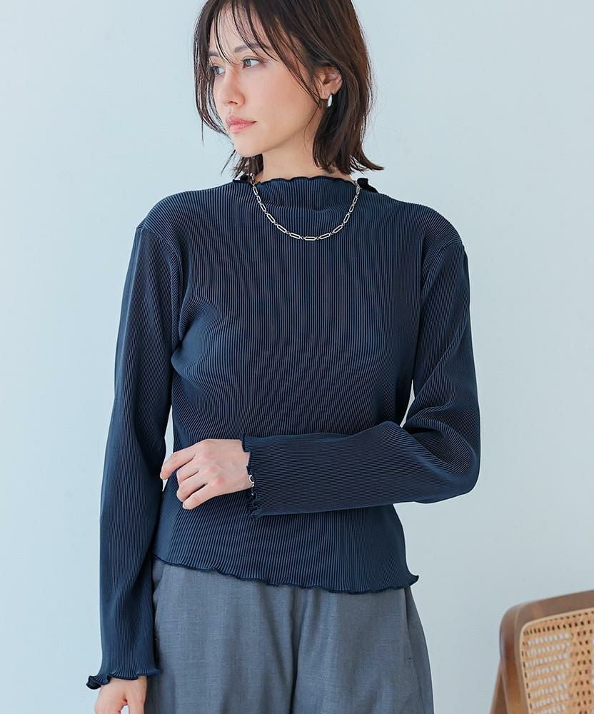 【アクアガレージ/aquagarage】のメロープリーツトップス 春 大人の最旬トレンドファッション＆コーディネート founy(ファウニー) 　ファッション　Fashion　レディースファッション　Fashion for Women　トップス・カットソー　Cut & Sew Tops　シャツ・ブラウス・オフィスカジュアル　Elegant Blouses & Button-Ups　ロングTシャツ・Tシャツ　Longline T-Shirts & Tees　カットソー・ベーシックTシャツ　Cut-and-Sewn Tops / Stretch Tees & Basics　送料無料　Free Shipping　カットソー　Cut and Sewn Top　プチプライス・低価格　Affordable / Budget Price　冬　Winter / This Winter　春　Spring　秋　Autumn　 other-1|ID: prp329100004966588 ipo3291000000037256740