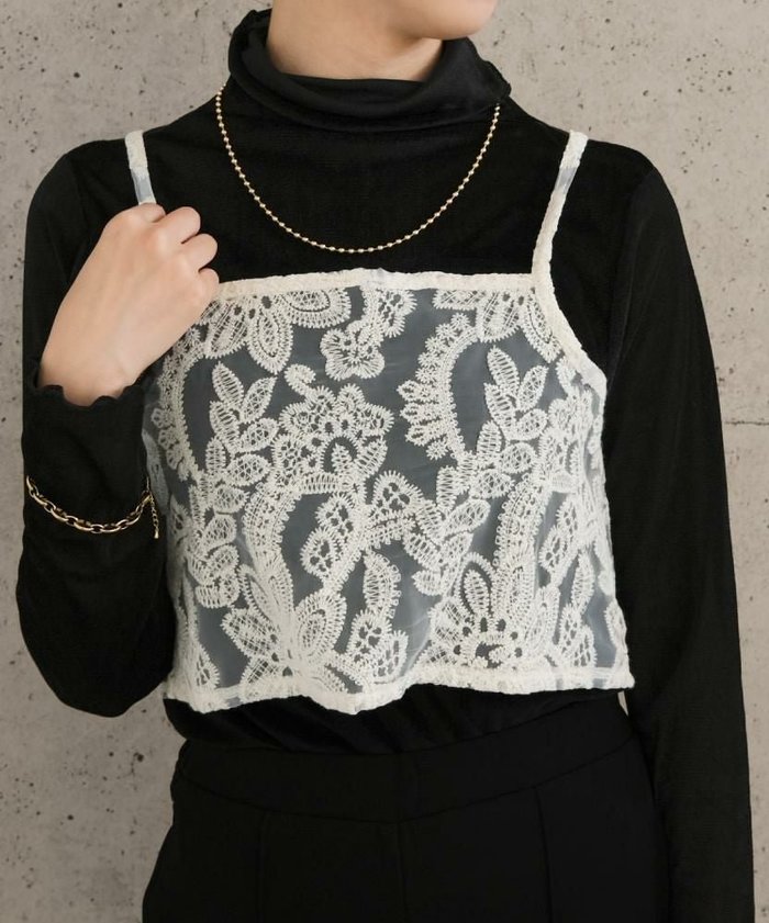【アクアガレージ/aquagarage】のレースビスチェ インテリア・キッズ・メンズ・レディースファッション・服の通販 founy(ファウニー) https://founy.com/ ファッション Fashion レディースファッション Fashion for Women トップス・カットソー Cut & Sew Tops ビスチェ Bustiers & Corset Tops / Layered Bustier Style 送料無料 Free Shipping プチプライス・低価格 Affordable / Budget Price レース Lace, Lace Fabric |ID: prp329100004966642 ipo3291000000037256870