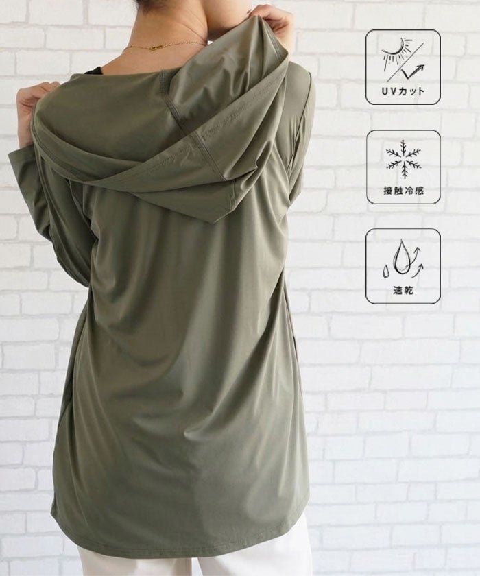 【アクアガレージ/aquagarage】の接触冷感パーカー インテリア・キッズ・メンズ・レディースファッション・服の通販 founy(ファウニー) https://founy.com/ ファッション Fashion レディースファッション Fashion for Women トップス・カットソー Cut & Sew Tops レディースパーカー・カジュアルフーディー Casual Hoodies & Sweatshirts スウェット・クルーネックトップス Sweatshirts & Crewnecks / Relaxed Fit Sweat Tops 送料無料 Free Shipping シンプル Simple, Minimal パーカー Hoodie, Parka プチプライス・低価格 Affordable / Budget Price |ID: prp329100004966709 ipo3291000000037257032