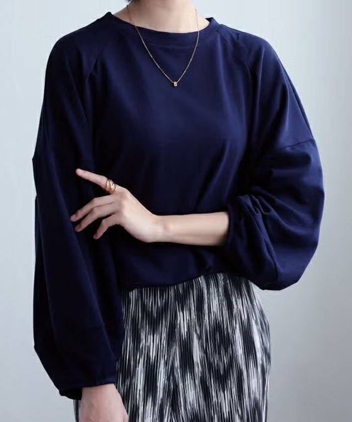 【アクアガレージ/aquagarage】のバルーン袖カットソー 大人の最旬トレンドファッション＆コーディネート founy(ファウニー) 　ファッション　Fashion　レディースファッション　Fashion for Women　トップス・カットソー　Cut & Sew Tops　シャツ・ブラウス・オフィスカジュアル　Elegant Blouses & Button-Ups　ロングTシャツ・Tシャツ　Longline T-Shirts & Tees　カットソー・ベーシックTシャツ　Cut-and-Sewn Tops / Stretch Tees & Basics　送料無料　Free Shipping　カットソー　Cut and Sewn Top　シンプル　Simple, Minimal　バルーン　Balloon, Balloon Silhouette　プチプライス・低価格　Affordable / Budget Price　冬　Winter / This Winter　夏　Summer　春　Spring　秋　Autumn　 other-1|ID: prp329100004966746 ipo3291000000037257121