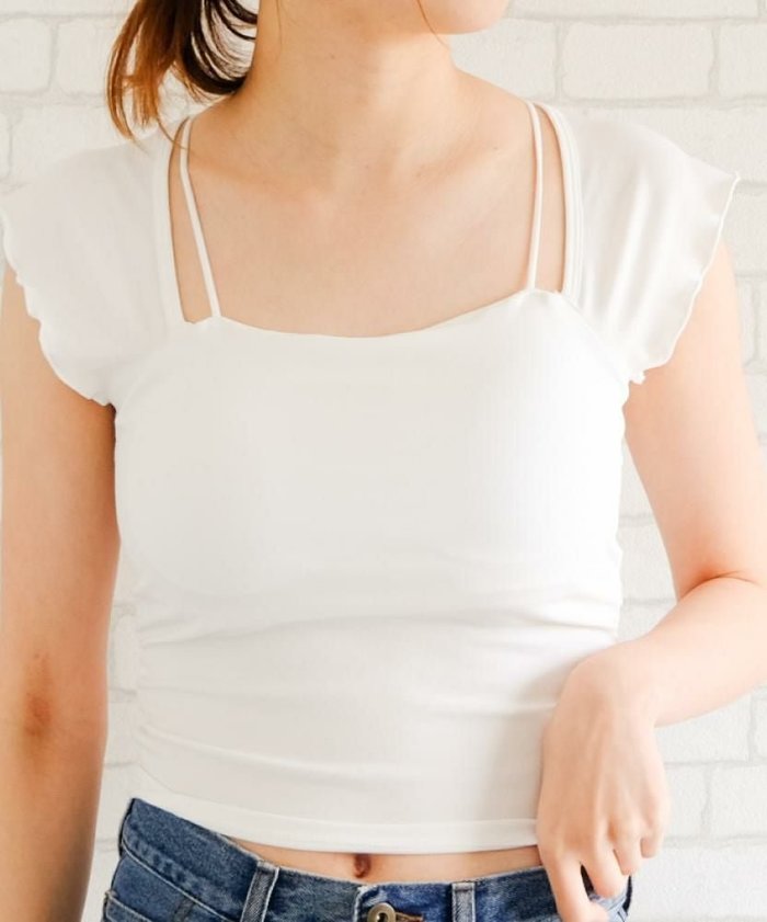 【アクアガレージ/aquagarage】の【最終値下げ価格】2wayフレンチスリーブブラトップ インテリア・キッズ・メンズ・レディースファッション・服の通販 founy(ファウニー) https://founy.com/ ファッション Fashion レディースファッション Fashion for Women インナー Innerwear ギャザー Gathered, Ruffled プチプライス・低価格 Affordable / Budget Price ヨガ Yoga, Yoga Wear 夏 Summer 春 Spring 秋 Autumn |ID: prp329100004966792 ipo3291000000037257225