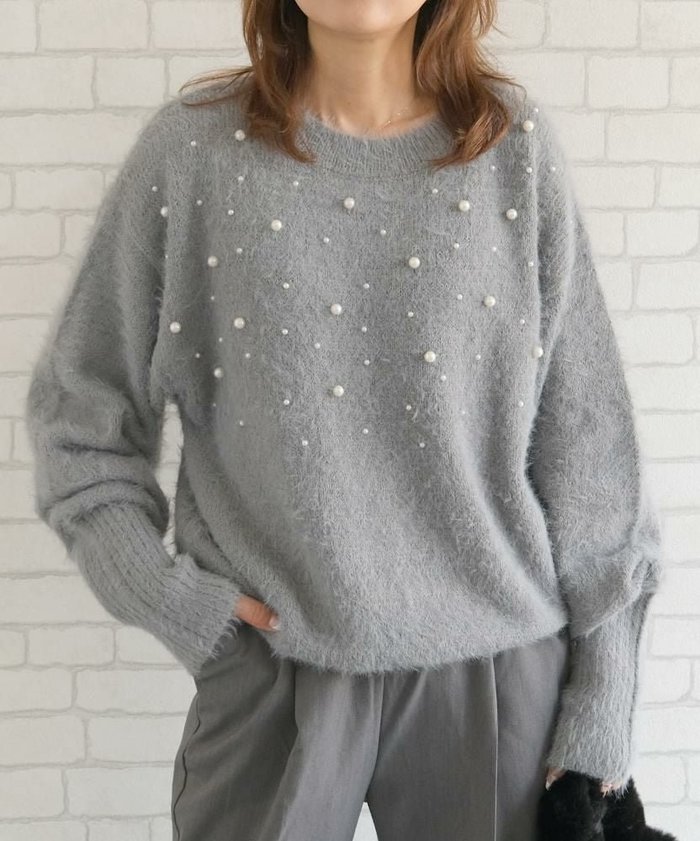 【アクアガレージ/aquagarage】の【最終値下げ価格】パールシャギーニットトップス 春 インテリア・キッズ・メンズ・レディースファッション・服の通販 founy(ファウニー) https://founy.com/ ファッション Fashion レディースファッション Fashion for Women トップス・カットソー Cut & Sew Tops ニット Knit Tops & Sweaters セーター Sweater, Knitwear パール Pearl, Pearl Accent フェミニン Feminine, Girly プチプライス・低価格 Affordable / Budget Price ランダム Random, Irregular 冬 Winter / This Winter 春 Spring 秋 Autumn |ID: prp329100004966893 ipo3291000000037257467