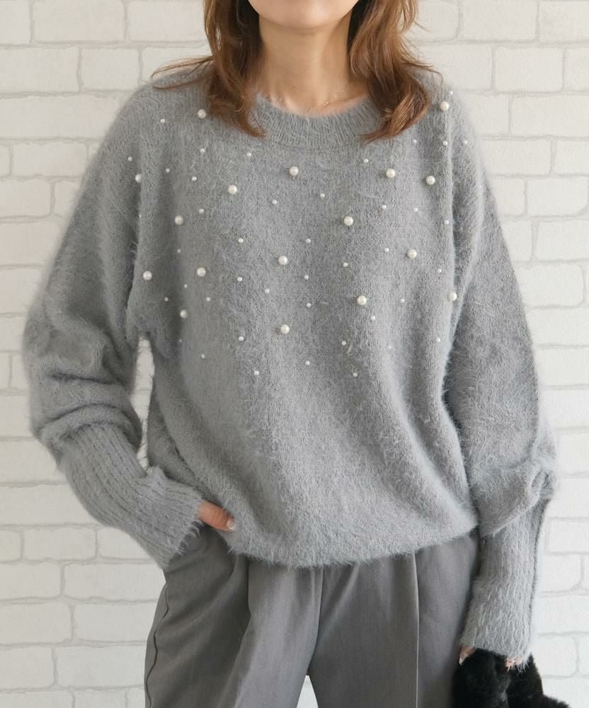 【アクアガレージ/aquagarage】の【最終値下げ価格】パールシャギーニットトップス 春 大人の最旬トレンドファッション＆コーディネート founy(ファウニー) 　ファッション　Fashion　レディースファッション　Fashion for Women　トップス・カットソー　Cut & Sew Tops　ニット　Knit Tops & Sweaters　セーター　Sweater, Knitwear　パール　Pearl, Pearl Accent　フェミニン　Feminine, Girly　プチプライス・低価格　Affordable / Budget Price　ランダム　Random, Irregular　冬　Winter / This Winter　春　Spring　秋　Autumn　 other-1|ID: prp329100004966893 ipo3291000000037257467
