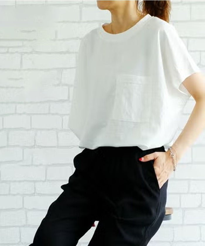 【アクアガレージ/aquagarage】の接触冷感BIG Tシャツ 大人の最旬トレンドファッション＆コーディネート founy(ファウニー) 　ファッション　Fashion　レディースファッション　Fashion for Women　トップス・カットソー　Cut & Sew Tops　シャツ・ブラウス・オフィスカジュアル　Elegant Blouses & Button-Ups　ロングTシャツ・Tシャツ　Longline T-Shirts & Tees　カットソー・ベーシックTシャツ　Cut-and-Sewn Tops / Stretch Tees & Basics　カットソー　Cut and Sewn Top　ショルダー　Shoulder, Shoulder Strap　シンプル　Simple, Minimal　ダウン　Down, Puffer　デニム　Denim, Jeans Material　ドロップ　Drop Shoulder, Dropped Style　バランス　Balance, Style Balance　ポケット　Pocket, Pocket Detail　送料無料　Free Shipping　プチプライス・低価格　Affordable / Budget Price　おすすめ　Recommended / Our Picks　夏　Summer　 other-1|ID: prp329100004966972 ipo3291000000037257659