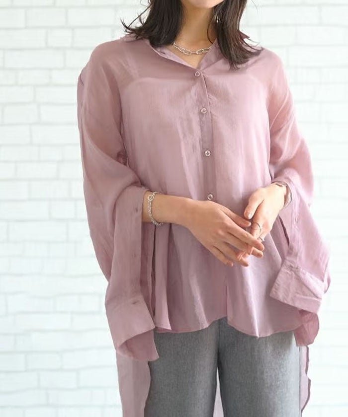【アクアガレージ/aquagarage】の【最終値下げ価格】袖口スリットあきシアーシャツ 大人の最旬トレンドファッション＆コーディネート founy(ファウニー) 　ファッション　Fashion　レディースファッション　Fashion for Women　トップス・カットソー　Cut & Sew Tops　シャツ・ブラウス・オフィスカジュアル　Elegant Blouses & Button-Ups　スリット　Slit, Slit Detail　プチプライス・低価格　Affordable / Budget Price　 other-1|ID: prp329100004967076 ipo3291000000037257889