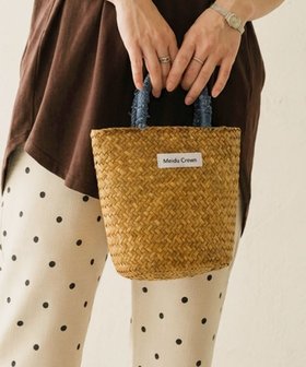 【アクアガレージ/aquagarage】 デニムハンドルかごバッグ大人の最旬トレンドファッション＆コーディネート founy(ファウニー) ファッション Fashion レディースファッション Fashion for Women バッグ Bags 軽量 Lightweight, Ultra Light シンプル Simple, Minimal 財布 Wallet, Purse デニム Denim, Jeans Material ポケット Pocket, Pocket Detail ポーチ Pouch, Small Case プチプライス・低価格 Affordable / Budget Price 旅行 Travel |ID:prp329100004984193