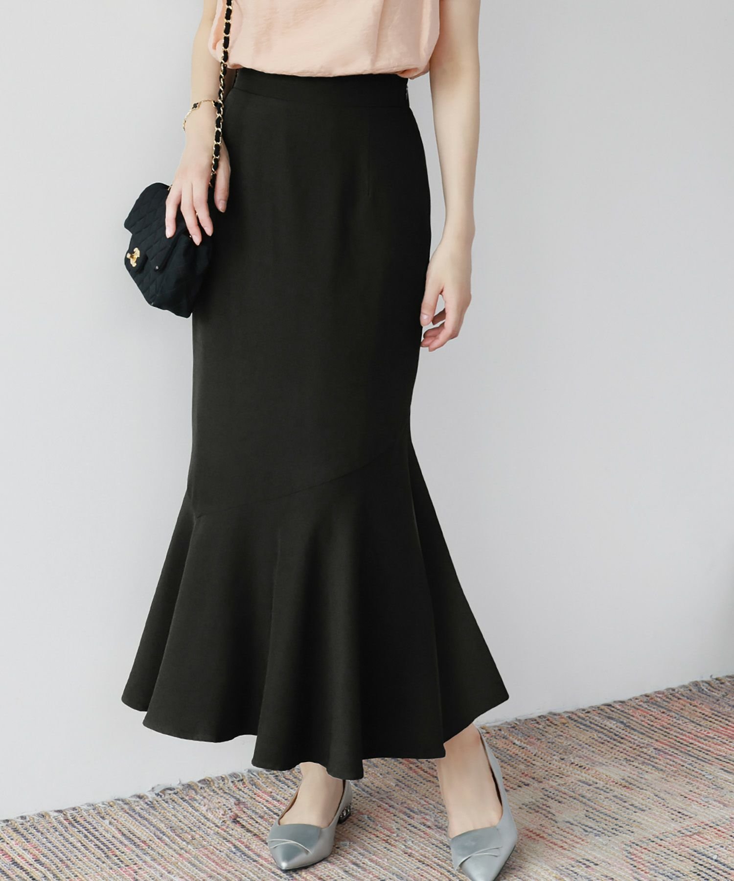 【ミュー/La mieux】のアシンメトリー切り替えマーメイドロングスカート 人気、トレンドファッション・服の通販 founy(ファニー) 　ファッション　Fashion　レディースファッション　Fashion for Women　スカート　Skirts　ロングスカート　Long Skirts / Maxi & Midi Skirts　新作・新入荷　New Arrivals / New In　アシンメトリー　Asymmetrical Style　プチプライス・低価格　Affordable / Budget Price　 other-1|ID: prp329100003801219 ipo3291000000035901754