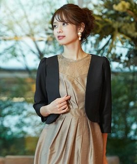 【ガール/GIRL】 裏地レースノーカラー結婚式ジャケットボレロ人気、トレンドファッション・服の通販 founy(ファニー) ファッション Fashion レディースファッション WOMEN アウター Coat Outerwear ジャケット Jackets ボレロ Bolero jackets ギャザー Gather コンパクト Compact シンプル Simple ジャケット Jacket プチプライス・低価格 Affordable ペプラム Peplum ボレロ Bolero レース Race 二次会 Wedding Party 切替 Switching 結婚式 Wedding Ceremony |ID:prp329100003801269