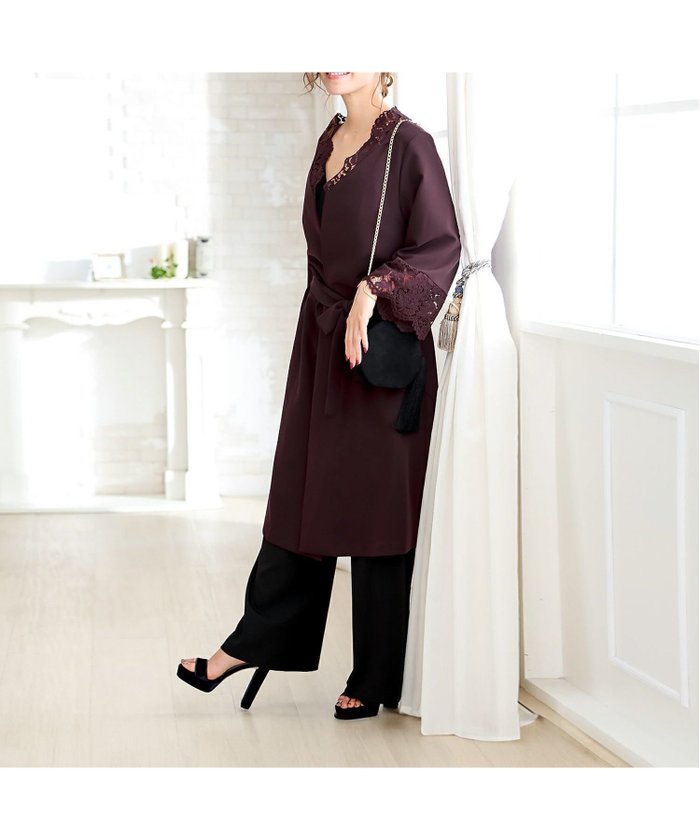 【ガール/GIRL】のガウン付き・オールインワンワイドルーズパンツドレス インテリア・キッズ・メンズ・レディースファッション・服の通販 founy(ファニー) https://founy.com/ ファッション Fashion レディースファッション Fashion for Women パンツ Pants & Trousers 新作・新入荷 New Arrivals / New In ガウン Gown, Robe プチプライス・低価格 Affordable / Budget Price |ID: prp329100003801425 ipo3291000000035902164