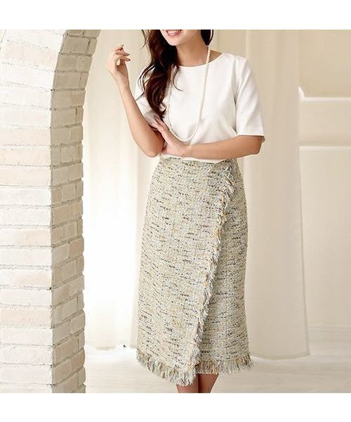 【ガール/GIRL】のラップ風ツイードAラインスカート 人気、トレンドファッション・服の通販 founy(ファニー) 　ファッション　Fashion　レディースファッション　Fashion for Women　スカート　Skirts　Aライン・フレアスカート　A-Line & Flared Skirts　新作・新入荷　New Arrivals / New In　ツイード　Twill, Twill Weave　プチプライス・低価格　Affordable / Budget Price　ラップ　Wrap, Wrap Design　 other-1|ID: prp329100003801427 ipo3291000000035902166