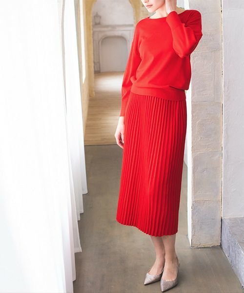 【ガール/GIRL】のニットトップス&ミモレ丈プリーツスカートのセットアップ 人気、トレンドファッション・服の通販 founy(ファニー) 　ファッション　Fashion　レディースファッション　WOMEN　セットアップ　Setup　トップス　Tops　スカート　Skirt　スカート　Skirt　プリーツスカート　Pleated Skirts　NEW・新作・新着・新入荷　New Arrivals　シンプル　Simple　セットアップ　Set Up　プチプライス・低価格　Affordable　プリーツ　Pleats　ミモレ　Mimore　 other-1|ID: prp329100003801507 ipo3291000000029857217