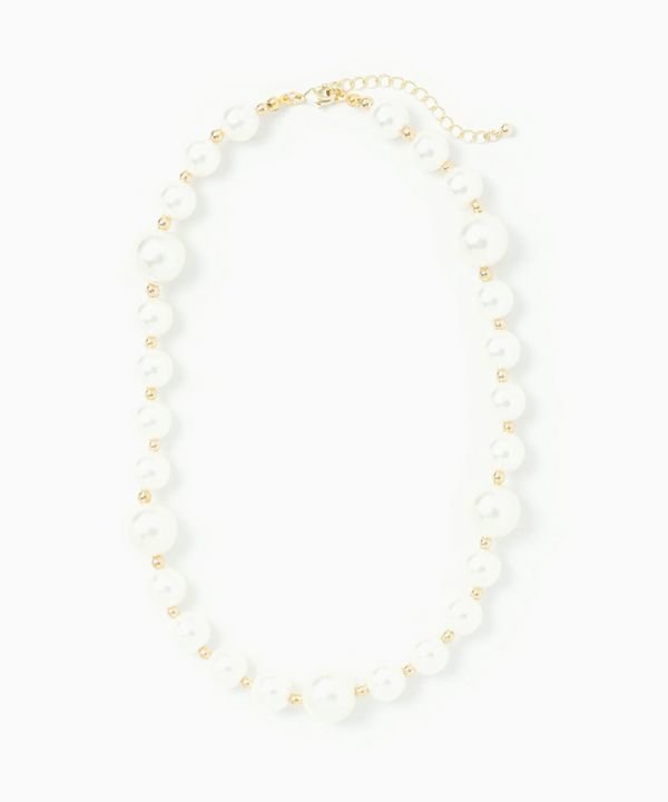 【ガール/GIRL】のシンプルフェイクパールネックレス インテリア・キッズ・メンズ・レディースファッション・服の通販 founy(ファニー) 　ファッション　Fashion　レディースファッション　Fashion for Women　ジュエリー　Jewelry　ネックレス　Necklaces & Pendants　新作・新入荷　New Arrivals / New In　おすすめ　Recommended / Our Picks　ネックレス　Necklace, Pendant Necklace　パール　Pearl, Pearl Accent　フォーマル　Formal, Dressy　プチプライス・低価格　Affordable / Budget Price　エレガント 上品　Elegant　二次会　After Party　披露宴　Wedding Reception　結婚式　Wedding　ゴールド|ID: prp329100003801563 ipo3291000000024998071