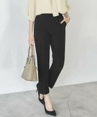 【フロリア/Flolia】の洗える美シルエットテーパードビジネスパンツ ブラック|ID: prp329100003801612 ipo3291000000024998229