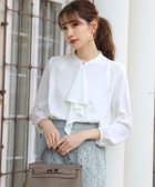 【フロリア/Flolia】の洗えるフロントラッフル七分袖ブラウス 人気、トレンドファッション・服の通販 founy(ファニー) ファッション Fashion レディースファッション WOMEN トップス・カットソー Tops/Tshirt シャツ/ブラウス Shirts/Blouses NEW・新作・新着・新入荷 New Arrivals インナー Inner カーディガン Cardigan ギャザー Gather シンプル Simple ジャケット Jacket ビジネス 仕事 通勤 Business プチプライス・低価格 Affordable ロング Long エレガント 上品 Elegant 洗える Washable thumbnail アイボリー|ID: prp329100003801614 ipo3291000000024998236