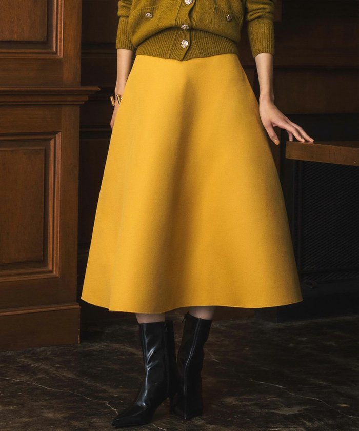 【エルフランク/ELFRANK】のボンディングボリュームフレアロングスカート インテリア・キッズ・メンズ・レディースファッション・服の通販 founy(ファニー) https://founy.com/ ファッション Fashion レディースファッション Fashion for Women スカート Skirts ロングスカート Long Skirts / Maxi & Midi Skirts 新作・新入荷 New Arrivals / New In プチプライス・低価格 Affordable / Budget Price |ID: prp329100003801628 ipo3291000000035902041