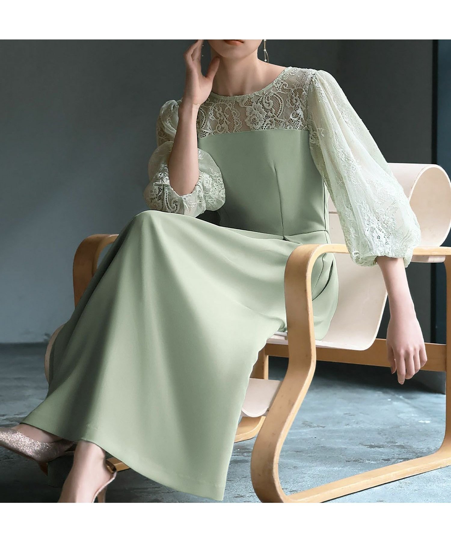 【ガール/GIRL】のレース切替ビスチェ風パフスリーブフレア結婚式パーティードレス 人気、トレンドファッション・服の通販 founy(ファニー) 　ファッション　Fashion　レディースファッション　Fashion for Women　トップス・カットソー　Cut & Sew Tops　ビスチェ　Bustiers & Corset Tops / Layered Bustier Style　ワンピース　Dresses　フォーマル・パーティードレス・結婚式用ドレス　Elegant & Casual Dresses　新作・新入荷　New Arrivals / New In　ドレス　Dress, One-Piece　ビスチェ　Bustier, Corset Top　プチプライス・低価格　Affordable / Budget Price　レース　Lace, Lace Fabric　切替　Switching, Contrast Panel　結婚式　Wedding　 other-1|ID: prp329100003801712 ipo3291000000035505570