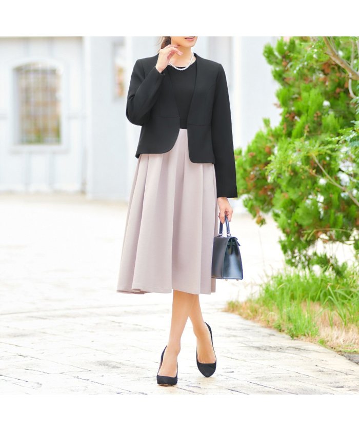 【フロリア/Flolia】のノーカラーダンボールジャケット&ミディアム丈ダンボールフレアワンピースの2点セットセレモニースーツ インテリア・キッズ・メンズ・レディースファッション・服の通販 founy(ファニー) https://founy.com/ ファッション Fashion レディースファッション Fashion for Women アウター Coat / Outerwear Collection レディースジャケット・軽アウター Jackets スーツ Business Suits & Workwear スーツジャケット・オフィスブレザー Suit Jackets / Blazers スーツセット・2点セット・レディーススーツ Suit Sets / 2-Piece Suits / Office Suit Sets 新作・新入荷 New Arrivals / New In スーツ Suit, Formalwear セレモニー Ceremony プチプライス・低価格 Affordable / Budget Price |ID: prp329100003801722 ipo3291000000036171889