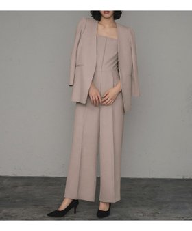 【フロリア/Flolia】の洗える・ノーカラージャケット&オールインワンのオケージョン対応2点セットアップスーツ 人気、トレンドファッション・服の通販 founy(ファニー) ファッション Fashion レディースファッション Fashion for Women アウター Coat / Outerwear Collection レディースジャケット・軽アウター Jackets ノーカラージャケット / シンプル上品コーデ Collarless Jackets ワンピース Dresses オールインワン・ワンピース Dresses and Jumpsuits スーツ Business Suits & Workwear スーツジャケット・オフィスブレザー Suit Jackets / Blazers スーツセット・2点セット・レディーススーツ Suit Sets / 2-Piece Suits / Office Suit Sets 新作・新入荷 New Arrivals / New In オケージョン Occasion Wear ジャケット Jacket, Outerwear スーツ Suit, Formalwear セットアップ Set-Up, Coordinated Outfit プチプライス・低価格 Affordable / Budget Price 洗える Machine Washable |ID:prp329100003801732