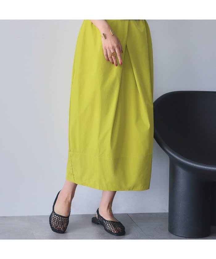 【エルフランク/ELFRANK】のボックスタックコクーンシルエットミディ丈スカート Washable インテリア・キッズ・メンズ・レディースファッション・服の通販 founy(ファニー) https://founy.com/ ファッション Fashion レディースファッション Fashion for Women スカート Skirts 新作・新入荷 New Arrivals / New In プチプライス・低価格 Affordable / Budget Price |ID: prp329100003801761 ipo3291000000035902095