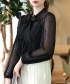 【フロリア/Flolia】の洗えるドットボウタイリボンブラウス 人気、トレンドファッション・服の通販 founy(ファニー) ファッション Fashion レディースファッション WOMEN トップス・カットソー Tops/Tshirt シャツ/ブラウス Shirts/Blouses NEW・新作・新着・新入荷 New Arrivals ジャケット Jacket ドット Dot プチプライス・低価格 Affordable エレガント 上品 Elegant 洗える Washable thumbnail ブラック|ID: prp329100003801815 ipo3291000000024999096