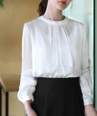 【フロリア/Flolia】の洗えるフロントリボンドットサテンブラウス 人気、トレンドファッション・服の通販 founy(ファニー) ファッション Fashion レディースファッション WOMEN トップス・カットソー Tops/Tshirt シャツ/ブラウス Shirts/Blouses NEW・新作・新着・新入荷 New Arrivals カフス Cuffs サテン Satin ジャケット Jacket スタンド Stand ビジネス 仕事 通勤 Business フロント Front プチプライス・低価格 Affordable リボン Ribbon エレガント 上品 Elegant 洗える Washable 長袖 Long Sleeve thumbnail オフホワイト|ID: prp329100003801820 ipo3291000000024999112