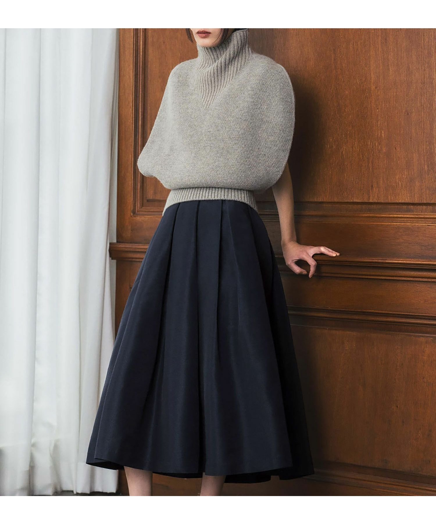 【エルフランク/ELFRANK】のグログランボックスタックフレアロングスカート 人気、トレンドファッション・服の通販 founy(ファニー) 　ファッション　Fashion　レディースファッション　Fashion for Women　スカート　Skirts　ロングスカート　Long Skirts / Maxi & Midi Skirts　新作・新入荷　New Arrivals / New In　プチプライス・低価格　Affordable / Budget Price　 other-1|ID: prp329100003801861 ipo3291000000035901905