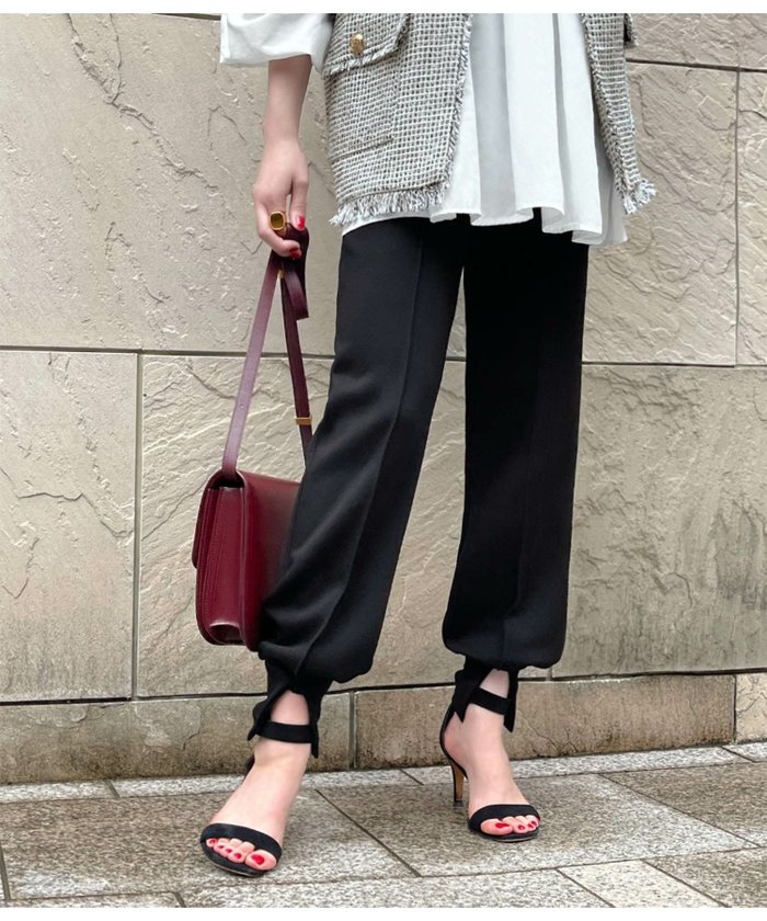 【エルフランク/ELFRANK】のダンボールニットフロントスリットジョガーパンツ インテリア・キッズ・メンズ・レディースファッション・服の通販 founy(ファニー) https://founy.com/ ファッション Fashion レディースファッション Fashion for Women パンツ Pants & Trousers 新作・新入荷 New Arrivals / New In プチプライス・低価格 Affordable / Budget Price |ID: prp329100003801873 ipo3291000000035901911