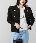 【エルフランク/ELFRANK】のパワーショルダーノーカラーツイードジャケット 人気、トレンドファッション・服の通販 founy(ファニー) ファッション Fashion レディースファッション WOMEN アウター Coat Outerwear ジャケット Jackets NEW・新作・新着・新入荷 New Arrivals ジャケット Jacket ツイード Tweed デニム Denim プチプライス・低価格 Affordable ポケット Pocket ラウンド Round thumbnail ブラック|ID: prp329100003801926 ipo3291000000025294326