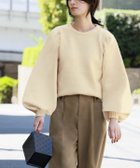 【エルフランク/ELFRANK】のパフスリーブニットプルオーバー 人気、トレンドファッション・服の通販 founy(ファニー) ファッション Fashion レディースファッション WOMEN トップス・カットソー Tops/Tshirt ニット Knit Tops プルオーバー Pullover NEW・新作・新着・新入荷 New Arrivals A/W・秋冬 Aw・Autumn/Winter・Fw・Fall-Winter おすすめ Recommend コンパクト Compact シンプル Simple プチプライス・低価格 Affordable ミドル Middle thumbnail アイボリー|ID: prp329100003801932 ipo3291000000024999591