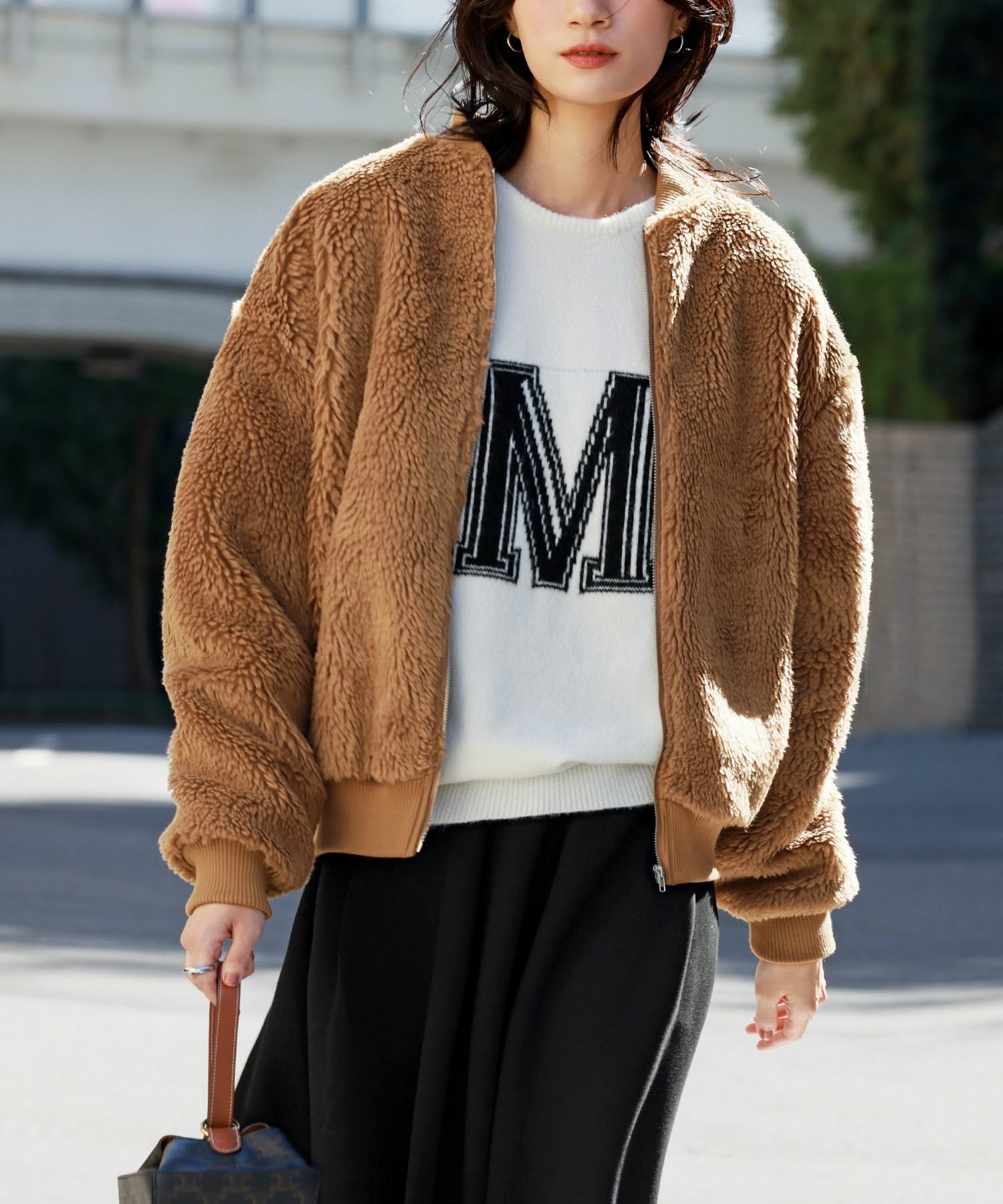 【エルフランク/ELFRANK】のボアショート丈ブルゾン 人気、トレンドファッション・服の通販 founy(ファニー) 　ファッション　Fashion　レディースファッション　Fashion for Women　アウター　Coat / Outerwear Collection　ブルゾンジャケット・スポーティアウター　Blouson Jackets　新作・新入荷　New Arrivals / New In　ショート　Short, Short Length　ブルゾン　Blouson, Bomber Jacket　プチプライス・低価格　Affordable / Budget Price　 other-1|ID: prp329100003801944 ipo3291000000034686868