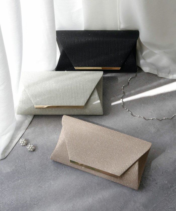 【ガール/GIRL】のラメサテンゴールドプレートフラップ2wayパーティーバッグ インテリア・キッズ・メンズ・レディースファッション・服の通販 founy(ファニー) https://founy.com/ ファッション Fashion レディースファッション Fashion for Women バッグ Bags 新作・新入荷 New Arrivals / New In プチプライス・低価格 Affordable / Budget Price |ID: prp329100003801947 ipo3291000000034400354