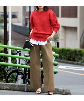 【エルフランク/ELFRANK】 ツイード調フリンジニットプルオーバー人気、トレンドファッション・服の通販 founy(ファニー) ファッション Fashion レディースファッション Fashion for Women トップス・カットソー Cut & Sew Tops ニット Knit Tops & Sweaters カジュアルプルオーバー・ニットトップス Pullovers & Knit Tops / Casual Pullovers 新作・新入荷 New Arrivals / New In ツイード Twill, Twill Weave プチプライス・低価格 Affordable / Budget Price |ID:prp329100003801957