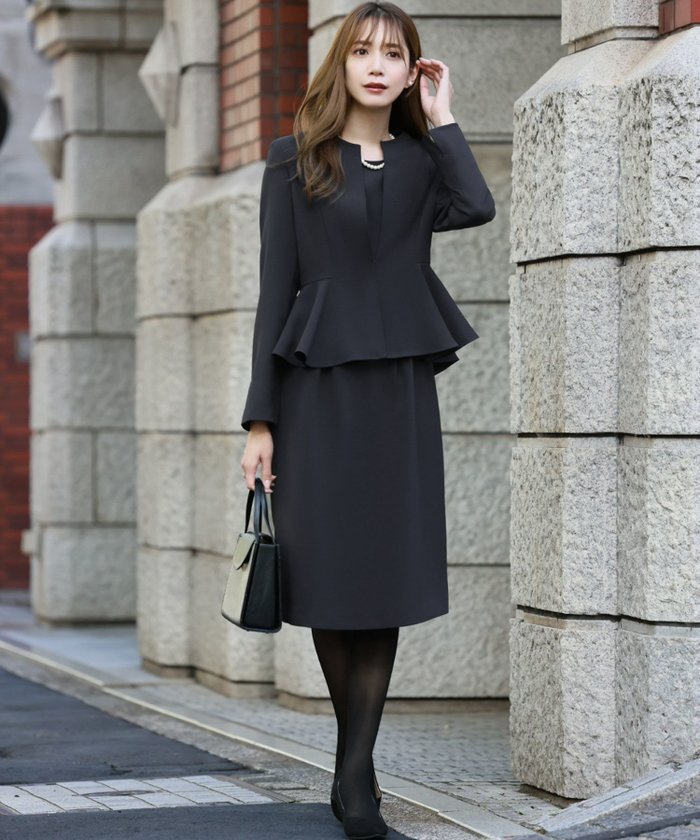 【フロリア/Flolia】の洗えるブラックフォーマルスーツ2点セット インテリア・キッズ・メンズ・レディースファッション・服の通販 founy(ファニー) https://founy.com/ ファッション Fashion レディースファッション Fashion for Women スーツ Business Suits & Workwear スーツセット・2点セット・レディーススーツ Suit Sets / 2-Piece Suits / Office Suit Sets 新作・新入荷 New Arrivals / New In プチプライス・低価格 Affordable / Budget Price 洗える Machine Washable |ID: prp329100003802002 ipo3291000000036170889