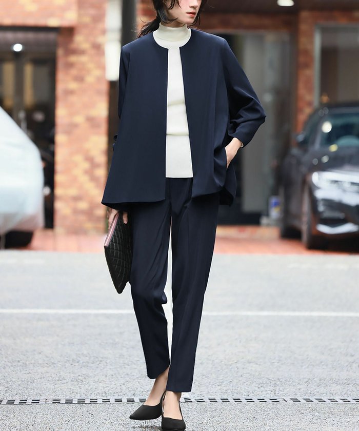 【フロリア/Flolia】の【在庫限りSALE】2点セットスーツ|Aラインジャケット×パンツ 入学式・卒業式・七五三・フォーマル対応・Home washable インテリア・キッズ・メンズ・レディースファッション・服の通販 founy(ファニー) https://founy.com/ ファッション Fashion レディースファッション Fashion for Women アウター Coat / Outerwear Collection レディースジャケット・軽アウター Jackets スーツ Business Suits & Workwear スーツジャケット・オフィスブレザー Suit Jackets / Blazers スーツパンツ・ドレスパンツ Suit Pants / Office Trousers / Dress Pants スーツセット・2点セット・レディーススーツ Suit Sets / 2-Piece Suits / Office Suit Sets 新作・新入荷 New Arrivals / New In ジャケット Jacket, Outerwear スーツ Suit, Formalwear フォーマル Formal, Dressy プチプライス・低価格 Affordable / Budget Price 入学式 Entrance Ceremony 卒業式 Graduation Ceremony |ID: prp329100003802013 ipo3291000000036170990