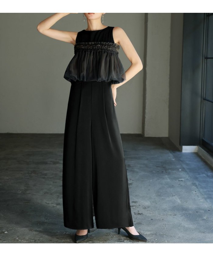 【ガール/GIRL】のチュールフリルブラウス・マルチウェイオールインワンセット結婚式パンツドレス インテリア・キッズ・メンズ・レディースファッション・服の通販 founy(ファニー) https://founy.com/ ファッション Fashion レディースファッション Fashion for Women パンツ Pants & Trousers 新作・新入荷 New Arrivals / New In ドレス Dress, One-Piece プチプライス・低価格 Affordable / Budget Price 結婚式 Wedding |ID: prp329100003802017 ipo3291000000035901829