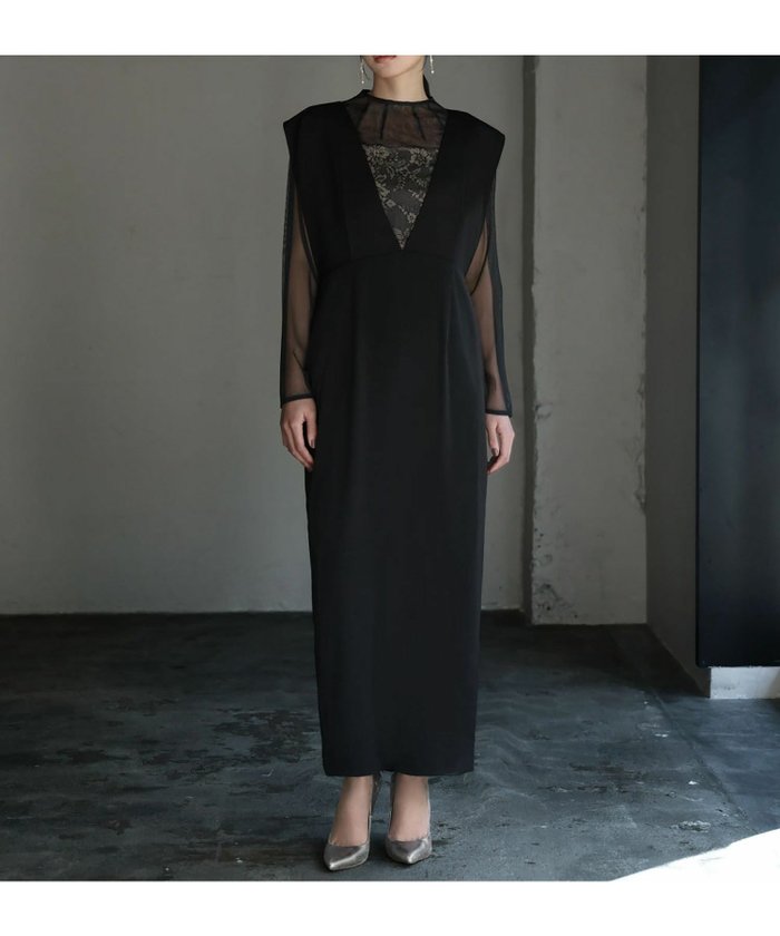 【ガール/GIRL】のチュールトップスとジャンパースカートレイヤードロングワンピースの結婚式パーティードレス インテリア・キッズ・メンズ・レディースファッション・服の通販 founy(ファニー) https://founy.com/ ファッション Fashion レディースファッション Fashion for Women スカート Skirts 新作・新入荷 New Arrivals / New In ドレス Dress, One-Piece プチプライス・低価格 Affordable / Budget Price 結婚式 Wedding |ID: prp329100003802019 ipo3291000000035901831