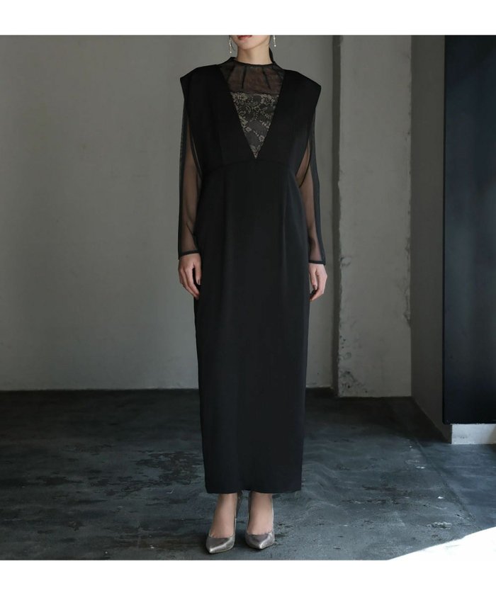 【ガール/GIRL】のチュールトップスとジャンパースカートレイヤードロングワンピースの結婚式パーティードレス インテリア・キッズ・メンズ・レディースファッション・服の通販 founy(ファニー) https://founy.com/ ファッション Fashion レディースファッション Fashion for Women スカート Skirts 新作・新入荷 New Arrivals / New In ドレス Dress, One-Piece プチプライス・低価格 Affordable / Budget Price 結婚式 Wedding |ID: prp329100003802019 ipo3291000000036171021