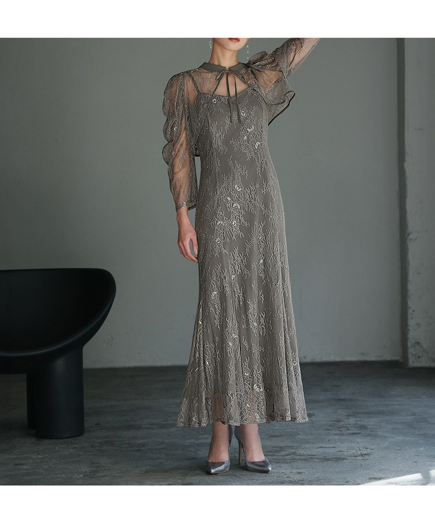 【ガール/GIRL】の【3WAY 着回しを楽しめる】リボンレースハイネックボレロ&キャミソールワンピースの2点セット総レースマーメイドロング丈結婚式ワンピースドレス 人気、トレンドファッション・服の通販 founy(ファニー) 　ファッション　Fashion　レディースファッション　Fashion for Women　アウター　Coat / Outerwear Collection　ボレロ・ショート丈ジャケット / ドレス羽織りに　Boleros & Short Jackets　ワンピース　Dresses　フォーマル・パーティードレス・結婚式用ドレス　Elegant & Casual Dresses　新作・新入荷　New Arrivals / New In　キャミソール　Camisole, Spaghetti Strap Top　ドレス　Dress, One-Piece　プチプライス・低価格　Affordable / Budget Price　結婚式　Wedding　 other-1|ID: prp329100003806810 ipo3291000000036336881