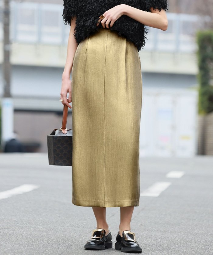 【エルフランク/ELFRANK】のシャイニーIラインロングスカート インテリア・キッズ・メンズ・レディースファッション・服の通販 founy(ファニー) https://founy.com/ ファッション Fashion レディースファッション Fashion for Women スカート Skirts ロングスカート Long Skirts / Maxi & Midi Skirts 新作・新入荷 New Arrivals / New In シャイニー Shiny, Glossy Finish プチプライス・低価格 Affordable / Budget Price |ID: prp329100003843988 ipo3291000000035901613