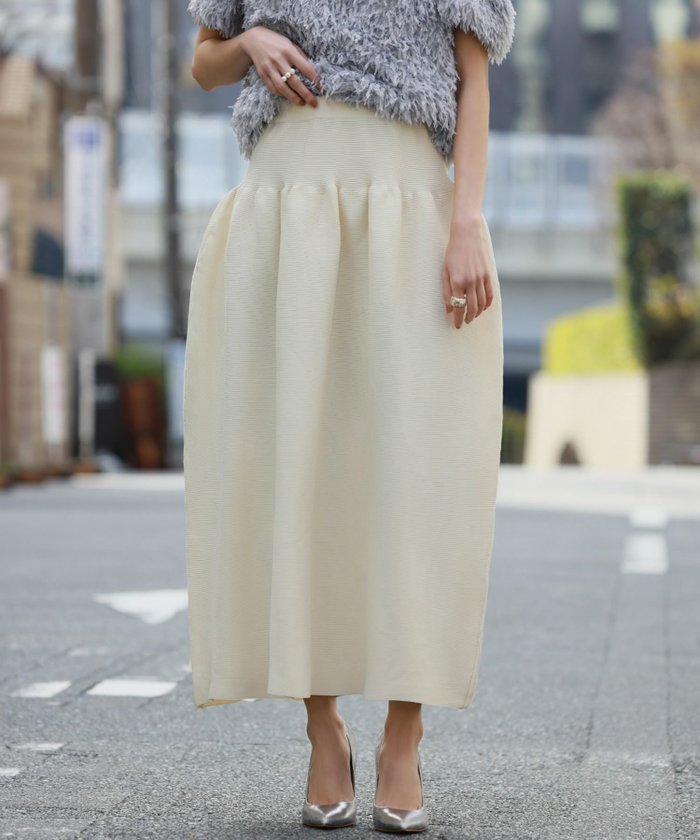 【エルフランク/ELFRANK】のハイウエストロングニットコクーンスカート インテリア・キッズ・メンズ・レディースファッション・服の通販 founy(ファニー) https://founy.com/ ファッション Fashion レディースファッション Fashion for Women スカート Skirts 新作・新入荷 New Arrivals / New In プチプライス・低価格 Affordable / Budget Price |ID: prp329100003843996 ipo3291000000035901614