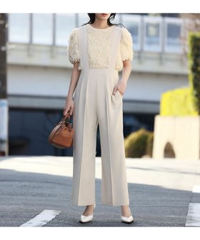 【エルフランク/ELFRANK】の自宅で洗えるタックハイウエストサロペットパンツ 人気、トレンドファッション・服の通販 founy(ファニー) ファッション Fashion レディースファッション WOMEN ウォッシャブル Washable 洗える Washable コンパクト Compact サスペンダー Suspenders スリーブ Sleeve センター Center バランス Balance マニッシュ Mannish NEW・新作・新着・新入荷 New Arrivals プチプライス・低価格 Affordable エレガント 上品 Elegant |ID:prp329100003846041