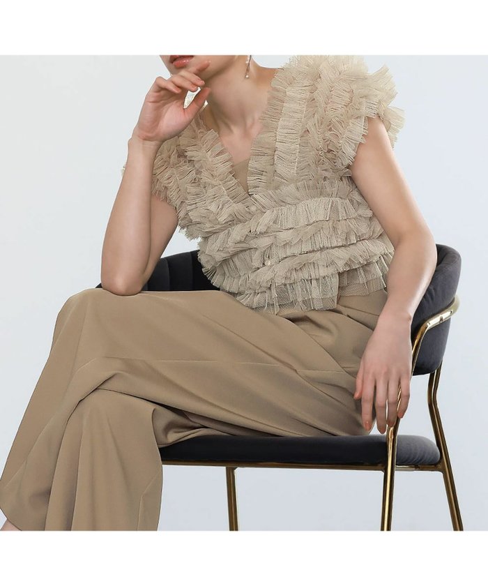 【ガール/GIRL】の【ANDRESD】3WAYチュールトップス&オールインワンの2点セット結婚式パンツドレスパーティードレス インテリア・キッズ・メンズ・レディースファッション・服の通販 founy(ファニー) https://founy.com/ ファッション Fashion レディースファッション Fashion for Women パンツ Pants & Trousers 新作・新入荷 New Arrivals / New In プチプライス・低価格 Affordable / Budget Price 結婚式 Wedding |ID: prp329100003968695 ipo3291000000035901660