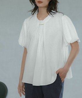 【フロリア/Flolia】の【オフィスもセレモニーも使える】洗えるパフスリーブボウタイ風ビジネスブラウス 人気、トレンドファッション・服の通販 founy(ファニー) ファッション Fashion レディースファッション Fashion for Women トップス・カットソー Cut & Sew Tops シャツ・ブラウス・オフィスカジュアル Elegant Blouses & Button-Ups 新作・新入荷 New Arrivals / New In セレモニー Ceremony ビジネス 仕事 通勤 Business / Work / Commuting プチプライス・低価格 Affordable / Budget Price 洗える Machine Washable |ID:prp329100003999151