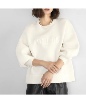 【エルフランク/ELFRANK】の【2024AW】自宅で洗えるエンボスロゴダンボールプルオーバー 人気、トレンドファッション・服の通販 founy(ファニー) ファッション Fashion レディースファッション WOMEN トップス・カットソー Tops/Tshirt プルオーバー Pullover 2024年 2024 2024-2025秋冬・A/W Aw/Autumn/Winter/Fw/Fall/2024-2025 おすすめ Recommend スリーブ Sleeve トレンド Trend フロント Front プチプライス・低価格 Affordable ボトム Bottom 洗える Washable |ID:prp329100004115632