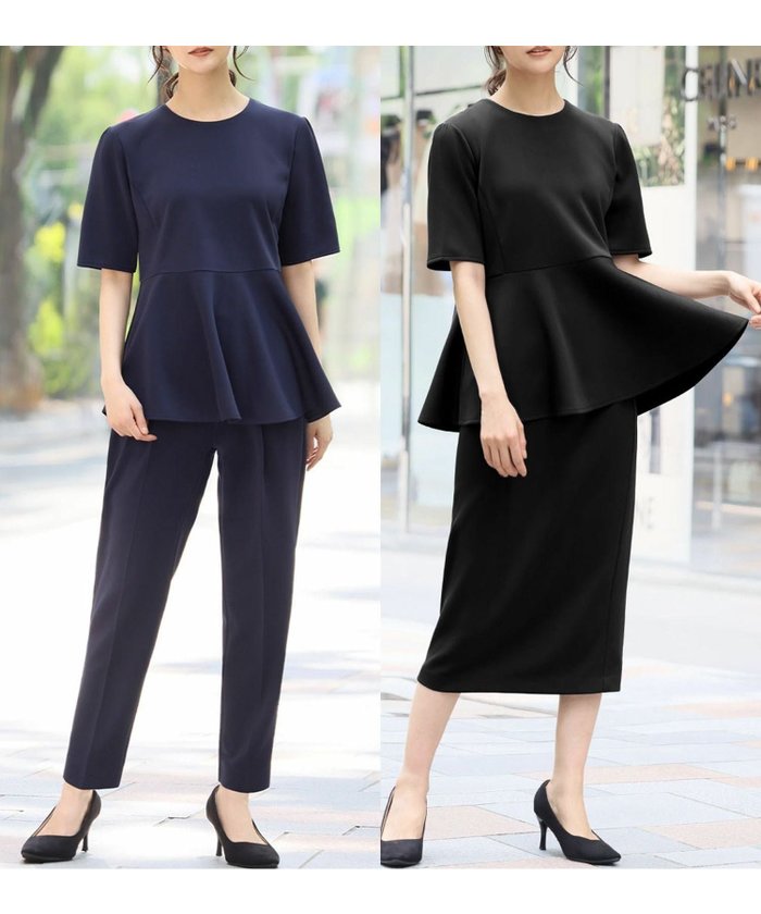 【フロリア/Flolia】の【商品入替のため】半袖セットアップ|式典・ビジネス・フォーマルに使える インテリア・キッズ・メンズ・レディースファッション・服の通販 founy(ファニー) https://founy.com/ ファッション Fashion レディースファッション Fashion for Women トップス・カットソー Cut & Sew Tops 新作・新入荷 New Arrivals / New In セットアップ Set-Up, Coordinated Outfit ビジネス 仕事 通勤 Business / Work / Commuting フォーマル Formal, Dressy プチプライス・低価格 Affordable / Budget Price 半袖 Short Sleeve, Half Sleeve |ID: prp329100004136798 ipo3291000000036169269