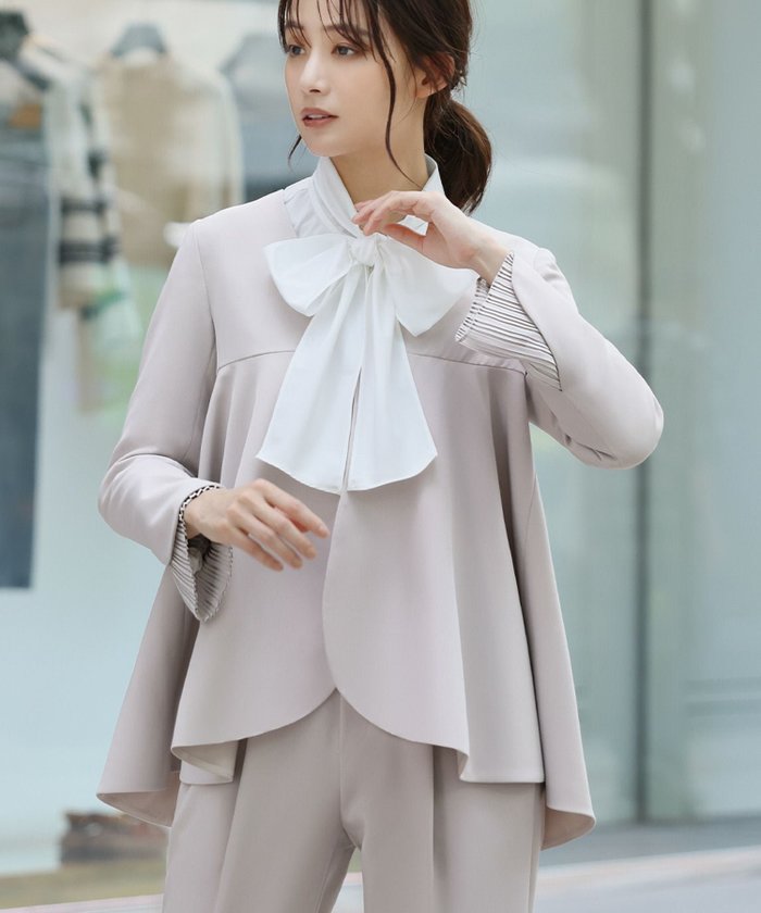 【フロリア/Flolia】の【在庫限り 特別値下げ】フレアジャケット&テーパードパンツの2点セットアップフォーマルセレモニースーツ インテリア・キッズ・メンズ・レディースファッション・服の通販 founy(ファニー) https://founy.com/ ファッション Fashion レディースファッション Fashion for Women アウター Coat / Outerwear Collection レディースジャケット・軽アウター Jackets セットアップ Matching Sets レディースパンツ・ボトムス Pants & Trousers / Bottoms スーツ Business Suits & Workwear スーツジャケット・オフィスブレザー Suit Jackets / Blazers スーツパンツ・ドレスパンツ Suit Pants / Office Trousers / Dress Pants スーツセット・2点セット・レディーススーツ Suit Sets / 2-Piece Suits / Office Suit Sets 新作・新入荷 New Arrivals / New In ジャケット Jacket, Outerwear フレア Flare, Flared プチプライス・低価格 Affordable / Budget Price |ID: prp329100004136800 ipo3291000000036169277