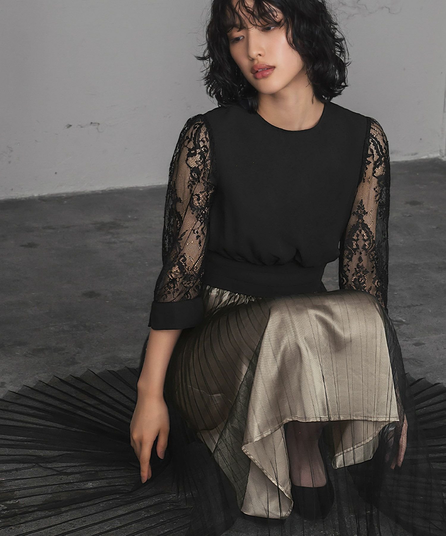 【ガール/GIRL】のレース×チュールプリーツロングフレア結婚式ワンピースパーティードレス 人気、トレンドファッション・服の通販 founy(ファニー) ファッション Fashion レディースファッション Fashion for Women ワンピース Dresses フォーマル・パーティードレス・結婚式用ドレス Elegant & Casual Dresses 新作・新入荷 New Arrivals / New In プチプライス・低価格 Affordable / Budget Price レース Lace, Lace Fabric 結婚式 Wedding other-1|ID: prp329100004166555 ipo3291000000035901440