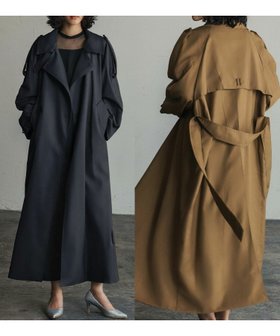 【ガール/GIRL】 メンズライクオーバーサイズロング丈トレンチコート人気、トレンドファッション・服の通販 founy(ファニー) ファッション Fashion レディースファッション WOMEN アウター Coat Outerwear コート Coats トレンチコート Trench Coats 秋 Autumn/Fall クール Cool サテン Satin スタイリッシュ Stylish スリット Slit ツイル Twill ドレス Dress バランス Balance ポケット Pocket メンズ Mens ルーズ Loose NEW・新作・新着・新入荷 New Arrivals プチプライス・低価格 Affordable おすすめ Recommend |ID:prp329100004170673